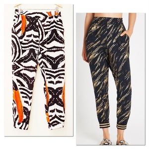 Sass & Bide Mirrored Shapes Silk Tapered Jogger 28
